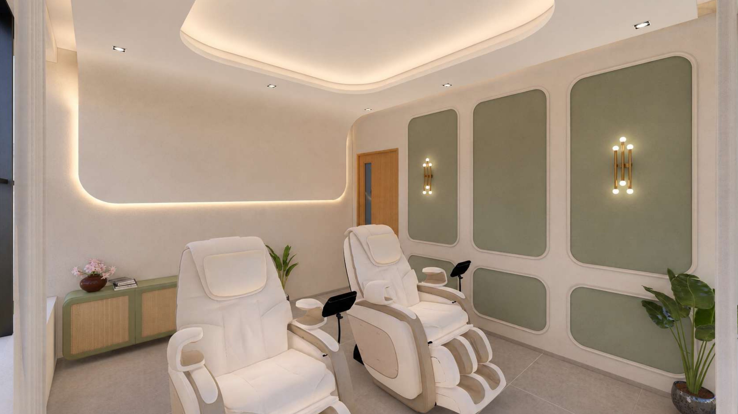 Wellness therapy room