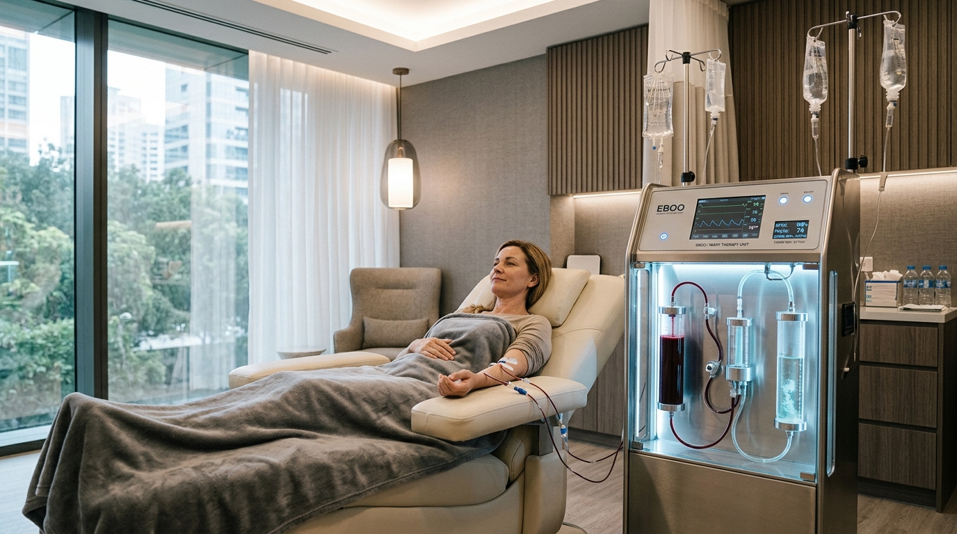 Medical EBOO Extracorporeal Blood Oxygenation suite at Thrive